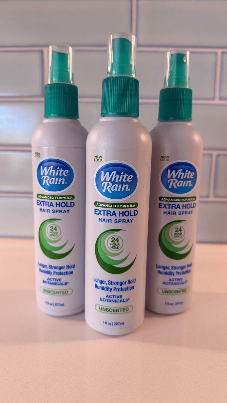 RARE White Rain Advanced Formula Extra Hold Hair Spray Unscented 7 fl oz